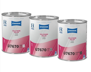 APPRET VOC XTREME U7670 Gris mouillé / mouillé (Pot 3.5L) STANDOX  (prix au L)