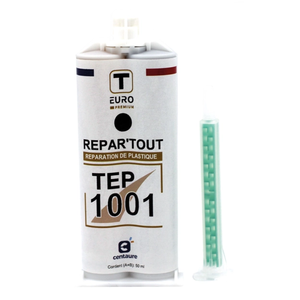 T EURO  COLLE NOIRE 1001 BI-COMPOSANT TEP1001 cartouche 50ml