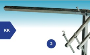 BARRE EXTENSION FF2 EURO-EXTBAR pour SUPPORT EUROSTAND